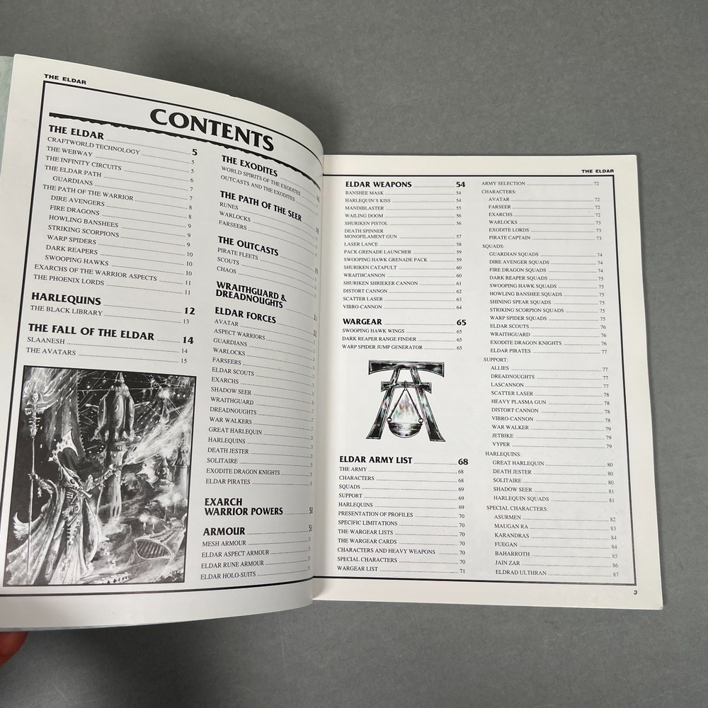 Warhammer 40k Eldar Codex 1994 2nd Edition Vintage OOP Games Workshop 0155 NICE
