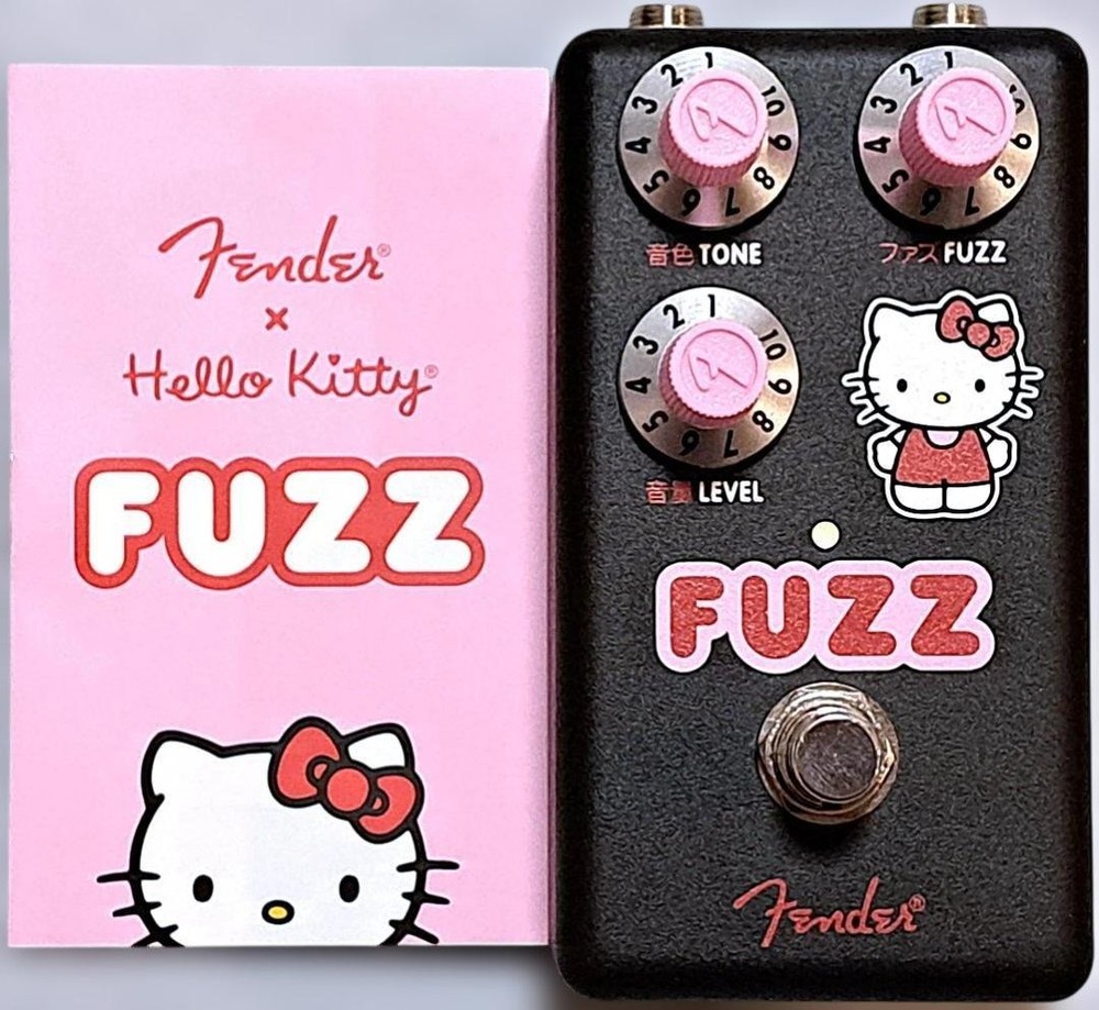 Fender Hello Kitty Black Fuzz Pedal