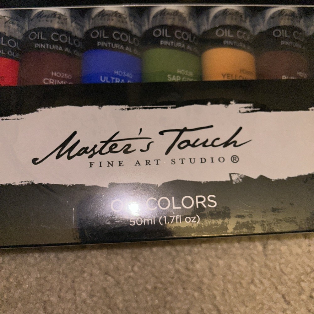 New Masters’s Touch Oil Paint Set 10 Count, 50 Ml