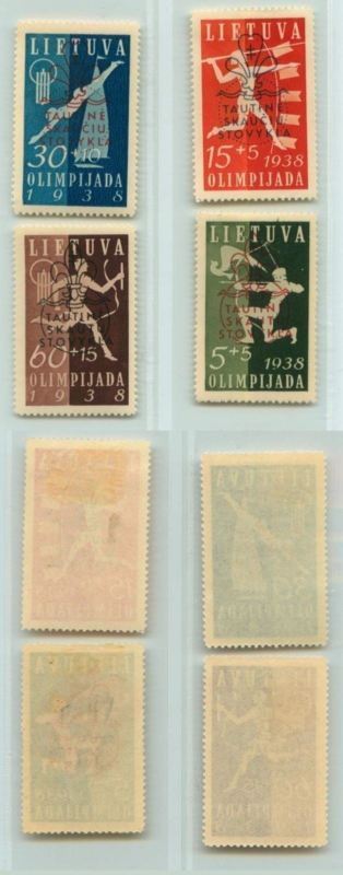 Lithuania 🇱🇹 1938 SC B47-B50 mint. rt5349