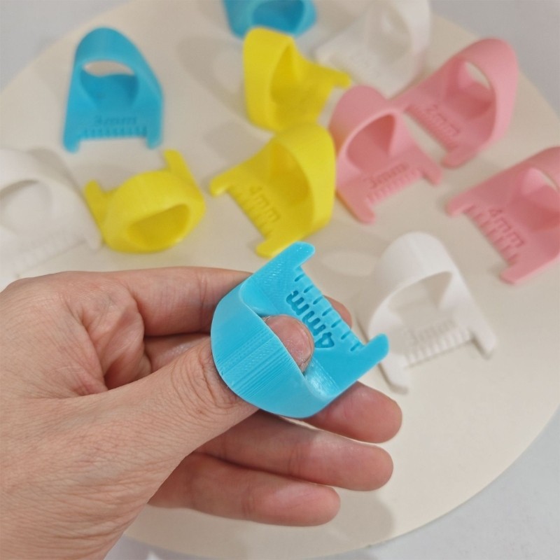 Multipurpose Quilting Ruler Finger Patchwork Stitching Aid Sewing Measuring Tool