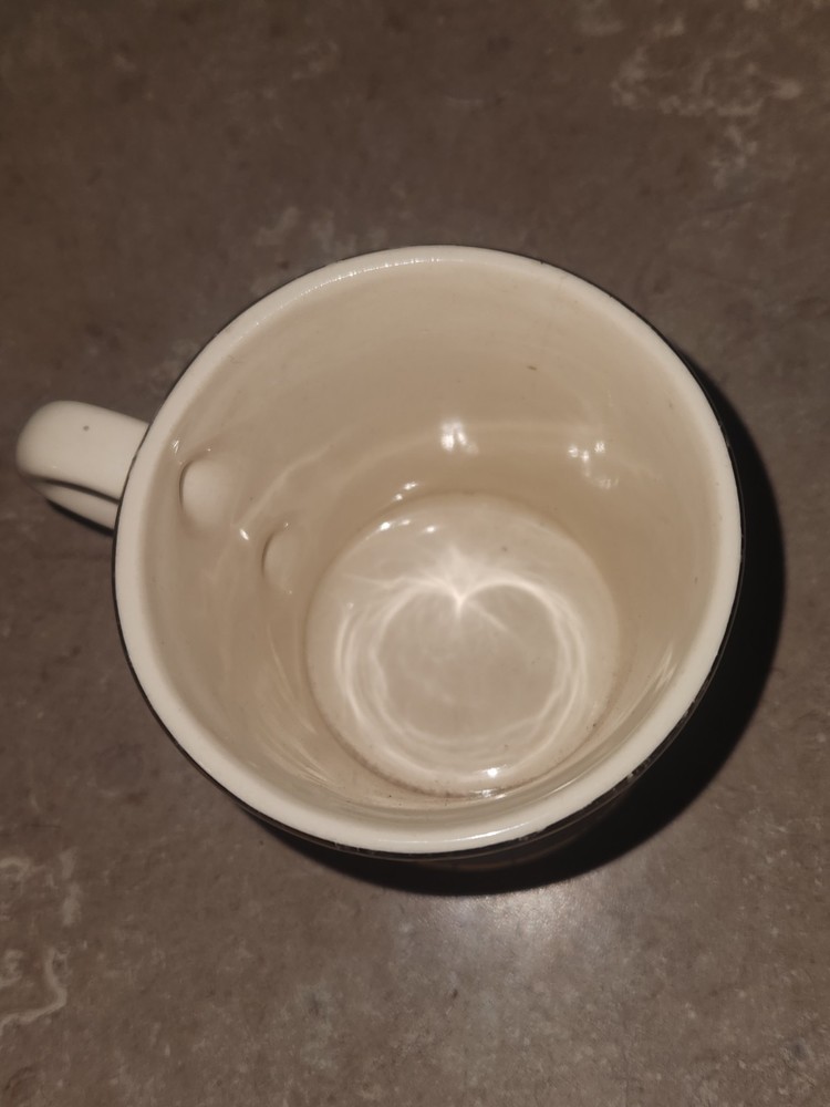 WW II Shaving Mug E Pluribus Unum Eagle United States