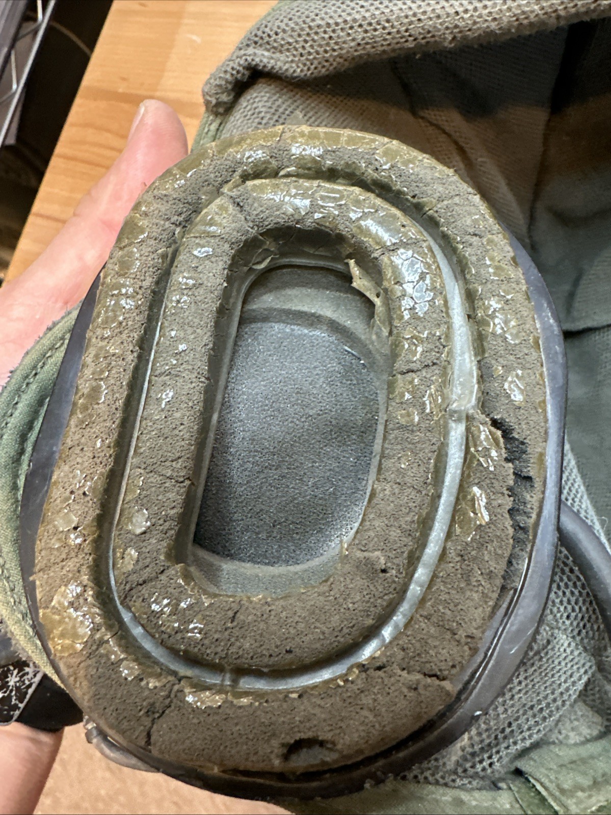 USED CVC TANKER CREWMAN HELMET TACTICAL HEADSET LINER BOSE COMMS BOOM MIC LARGE