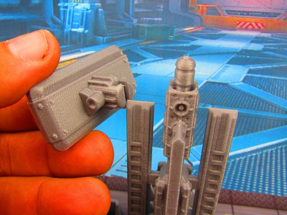 Information Television Screen Array Scenery Scatter Terrain 3D Printed Model