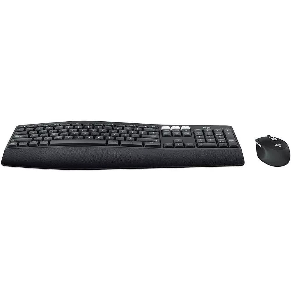 Logitech MK825 Wireless Keyboard/Mouse Combo, Full-Size Keyboard,Bluetooth Black