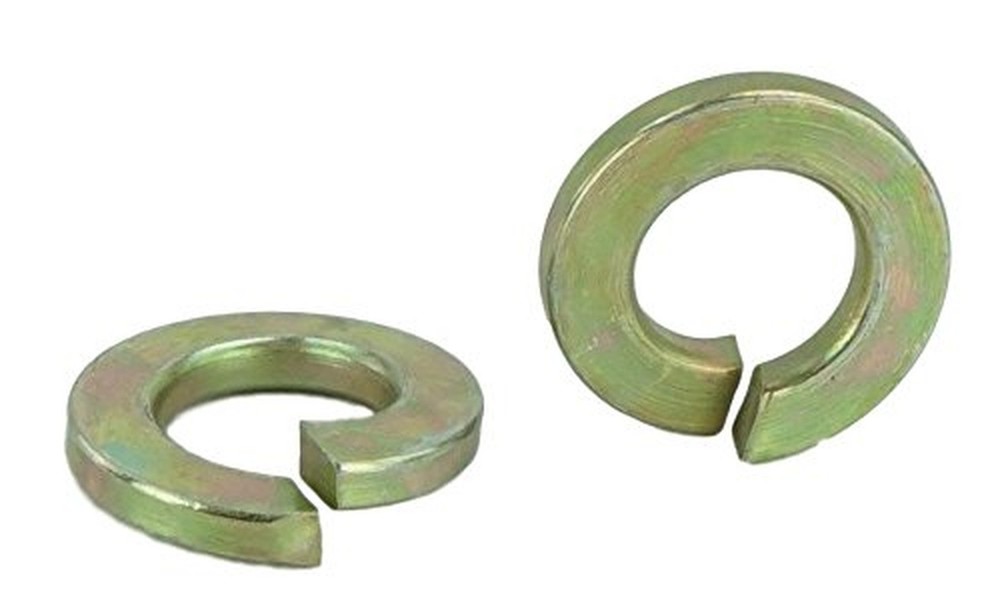 Chenango Supply 5/16 Grade 8 Hardened Split Lock Washers – Alloy Steel, Ye