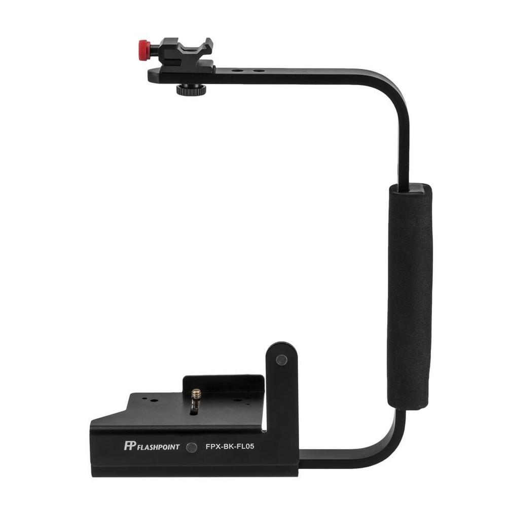 Flashpoint Rotating Camera Flip-Flash Bracket with Integrated Anti Twist Plate