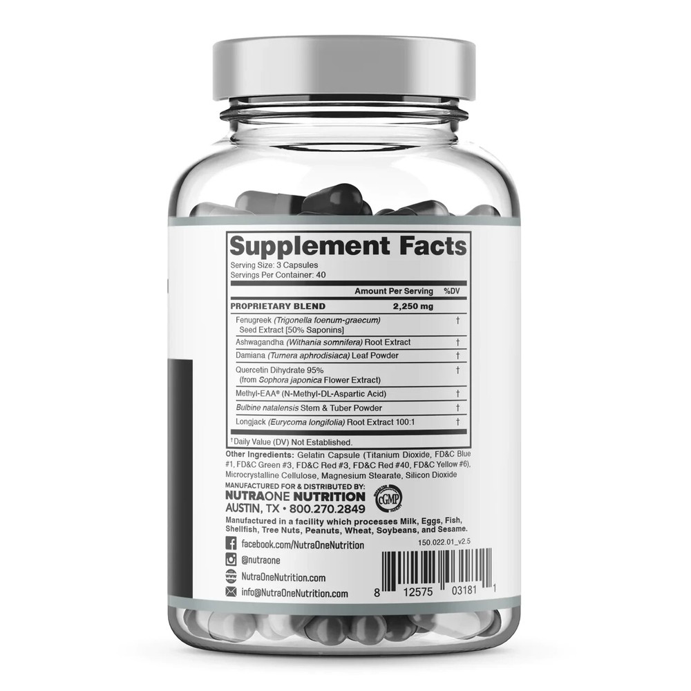 NUTRAONE Test One Muscle Building Formula 120 Capsules