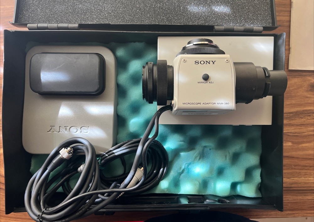 SONY MICROSCOPE ADAPTER MVA-380 With Case And Accessories