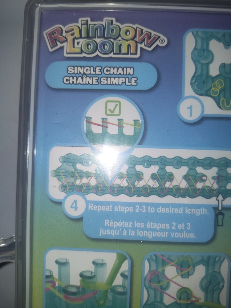 Rainbow Loom Bead Bracelet Making Kit Used