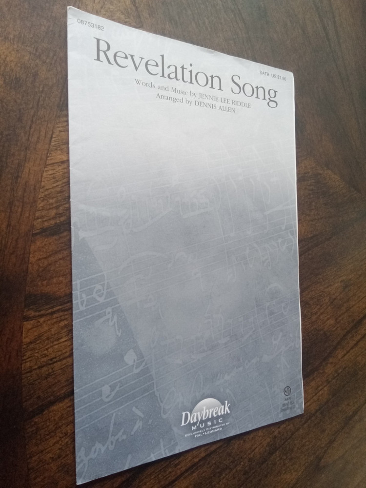 Revelation Song Sheet Music