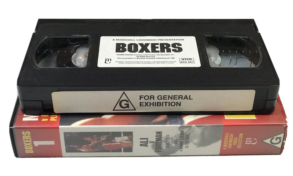 Boxers VHS Video Cassettes X 7