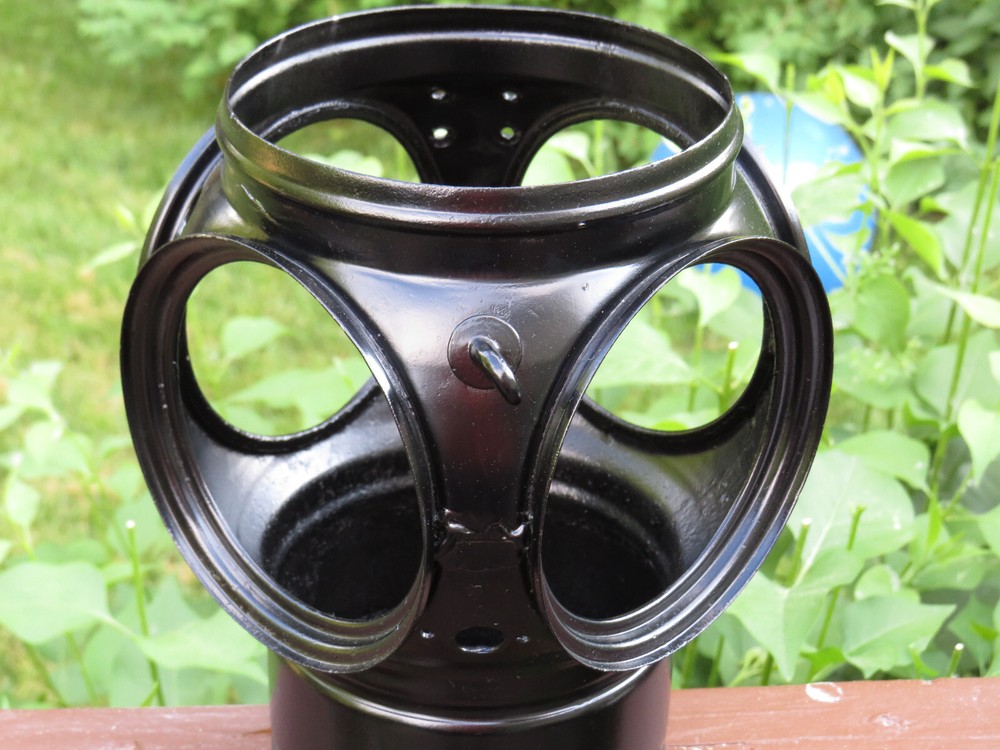 4 WAY RAILROAD LANTERN HOUSING NICE CONDITION
