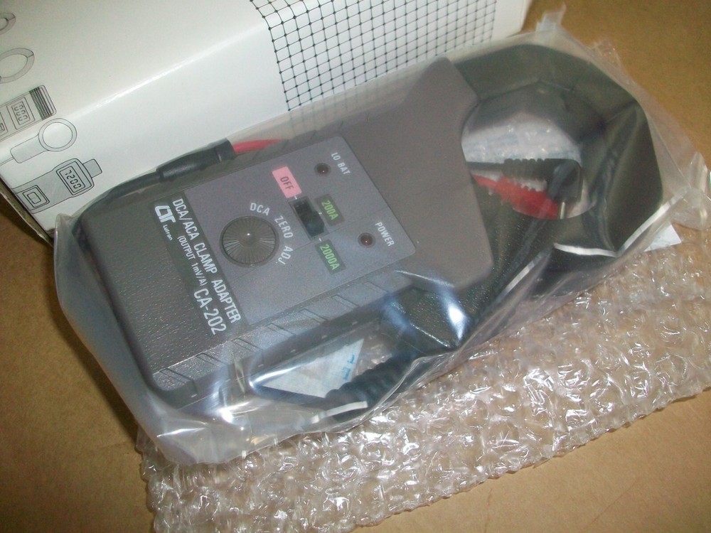 Lutron Digital Instruments CA-202 DCA/ACA CURRENT ADAPTER NEW IN BOX