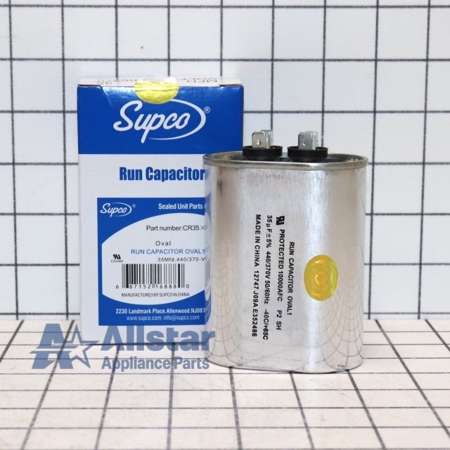 35MFD-440V Air Conditioner Oval Run Capacitor