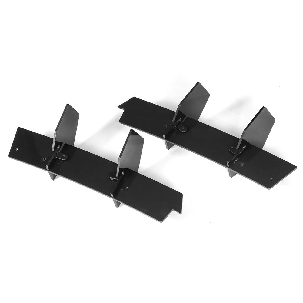 For Ford Mustang 2018-2021 Glossy Black Rear Diffuser & Rear Side Splitters