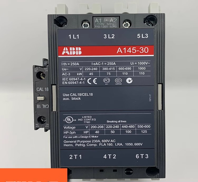ABB AC contactor A145-30-11 AC110V