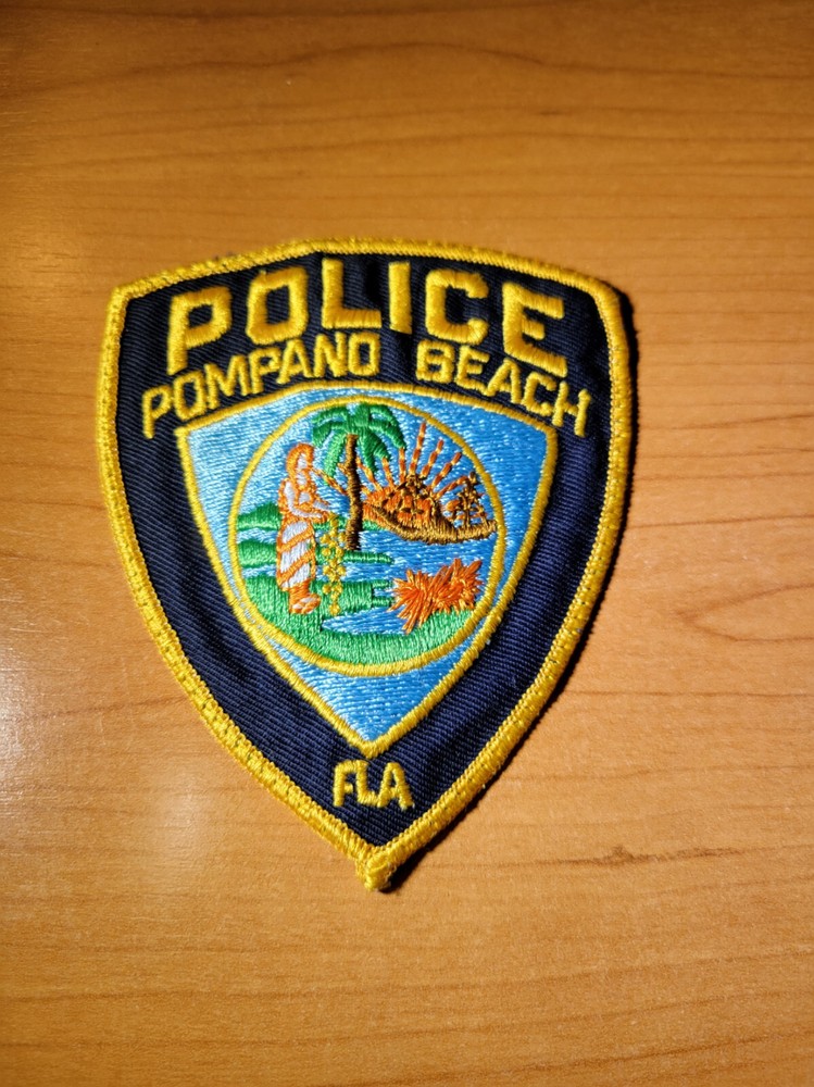 Pompano Beach FL Police Shoulder Patch