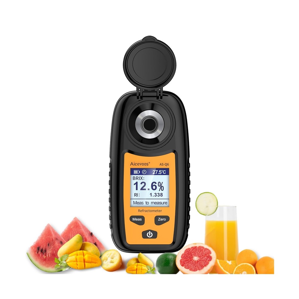 Digital Sugar Brix Refractometer brix Meter Automatic Temperature Compensatio...