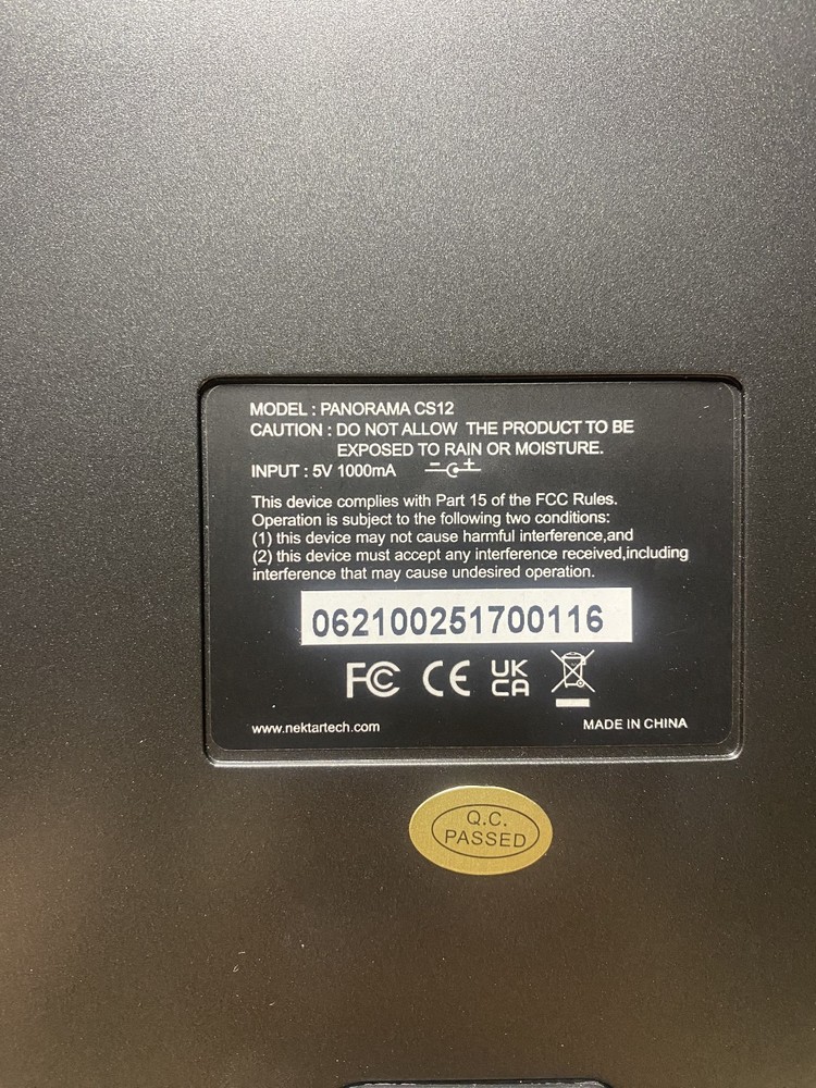 Nektar Panorama CS12 Channel Controller DAW