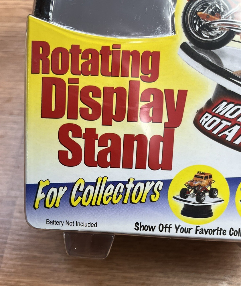 Motorized Rotating Mirrored Display Stand 5.5" Square NEW in Package