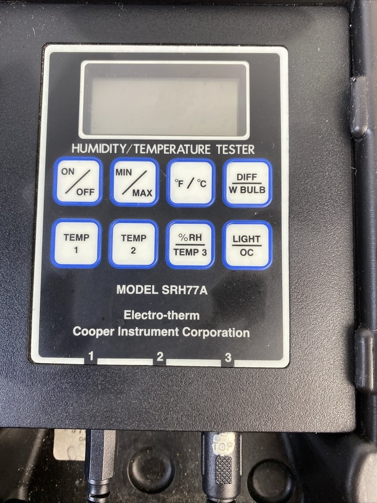 Electro-therm Digital Instrument Temperature/humidity Srh77a