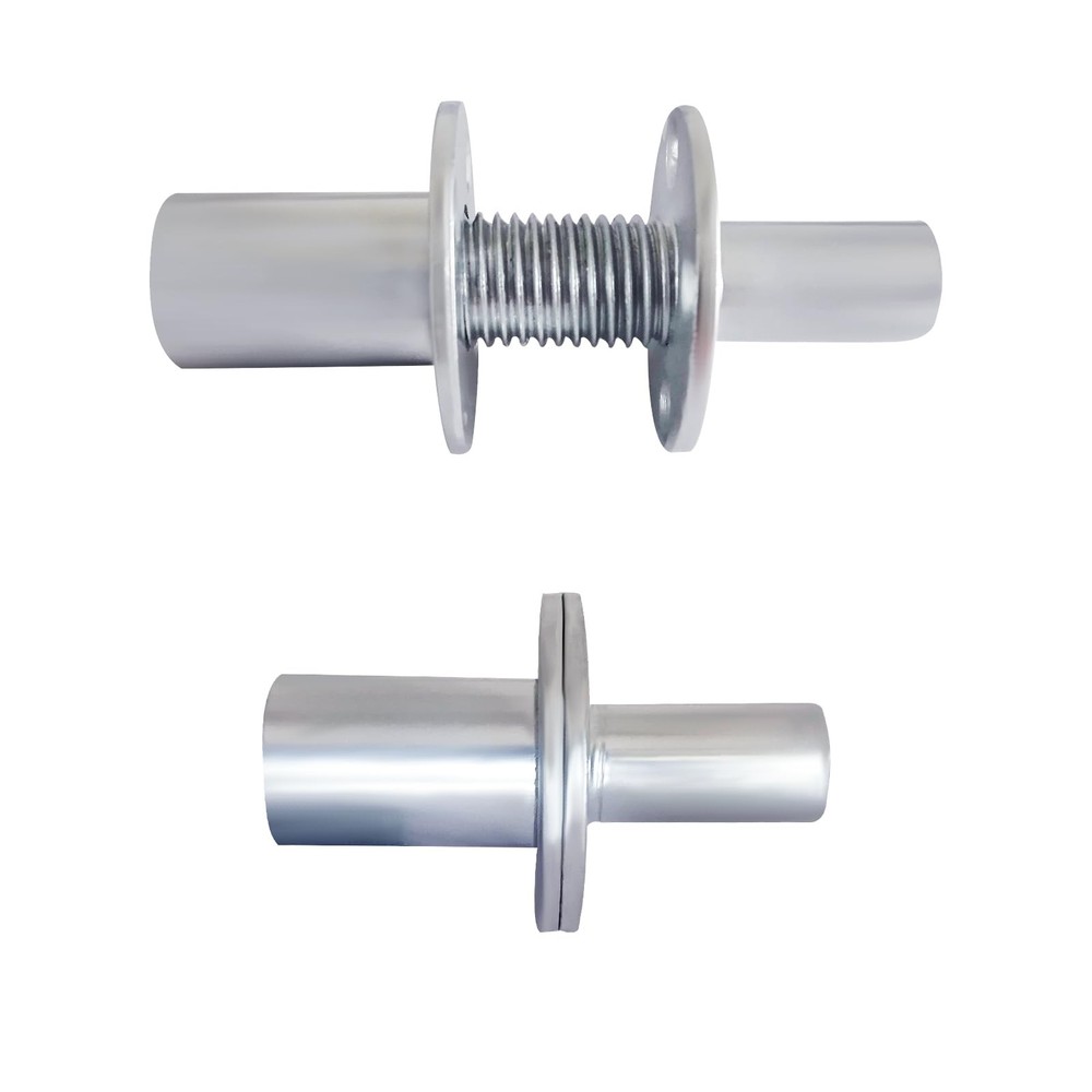 2 Sets M20 Metal Bed Post Connector T-Nut Screw-in Butt Nut Hardware Fitting