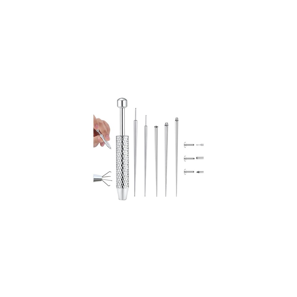 Piercing Taper Ball Grabber Changing Tool Set  Flat Back Earrings Applicator ...