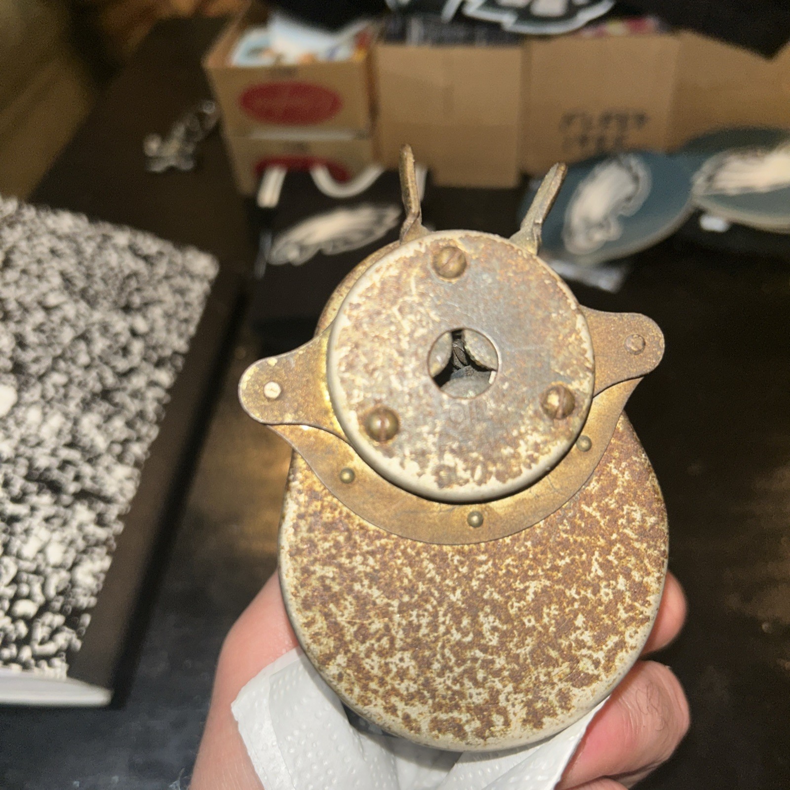 Vintage Boston Self Feeder #4 Pencil Sharpener Rare