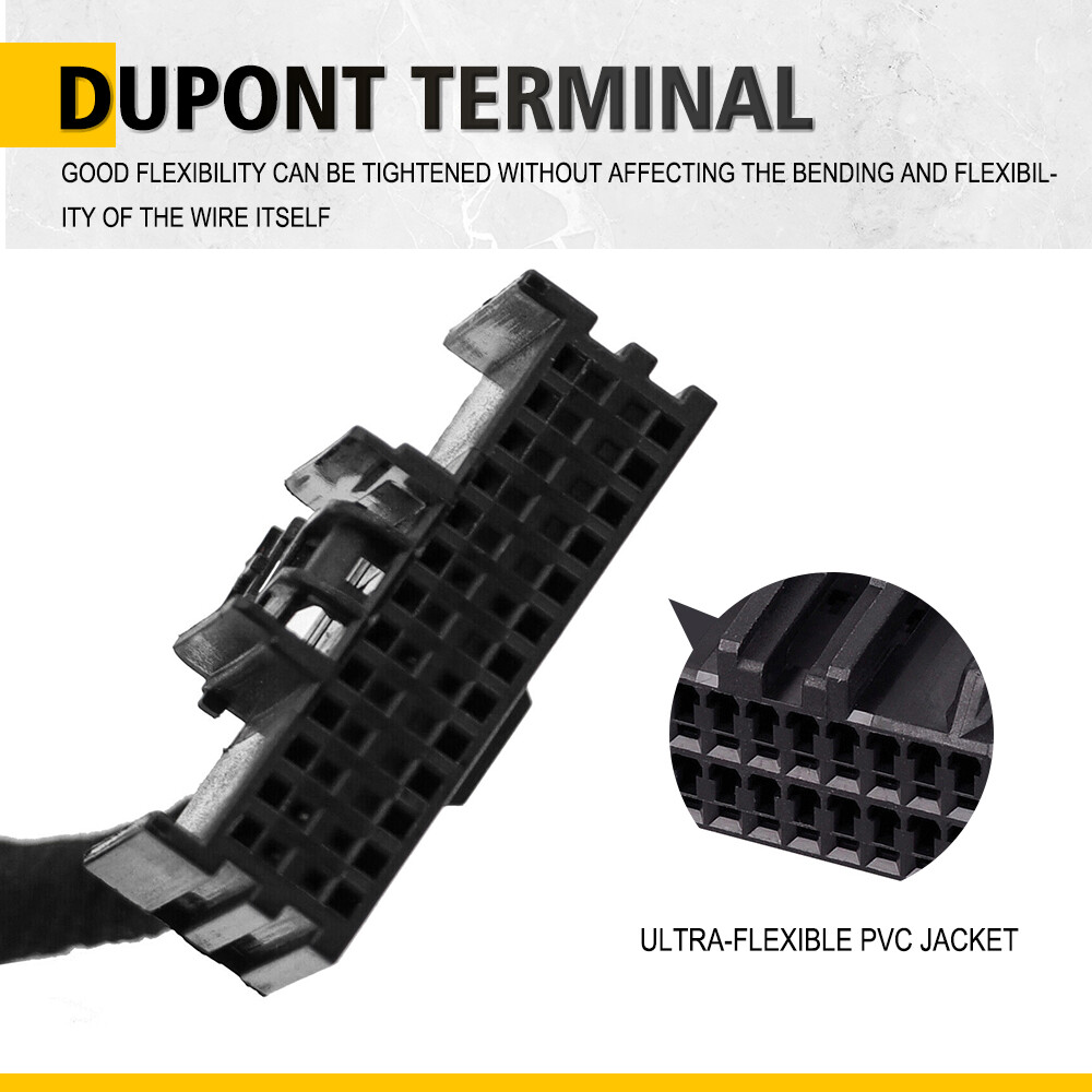 Plug&Play 4" TO PNP 8" Conversion Power Harness For Ford SYNC1 to SYNC 3 Upgrade