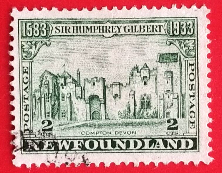 Canada Newfoundland #213 Sir Humphrey Gilbert Issue - Compton Castle Used