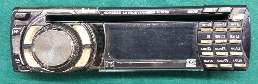 Dual  XDM6825 REPLACMENT FACEPLATE FRONT BUTTONS Head Unit Receiver Player