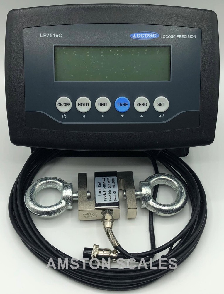 1000 LB S-TYPE LOAD CELL LCD DISPLAY ARCHERY DRAW BOARD COMPOUND LONG BOW SCALE