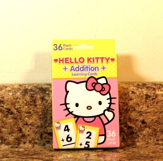 Hello Kitty Math Addition Flash Learning Cards NEW