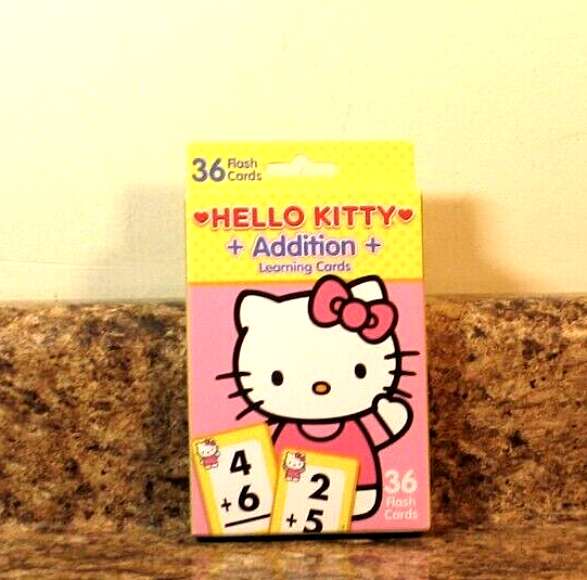 Hello Kitty Math Addition Flash Learning Cards NEW