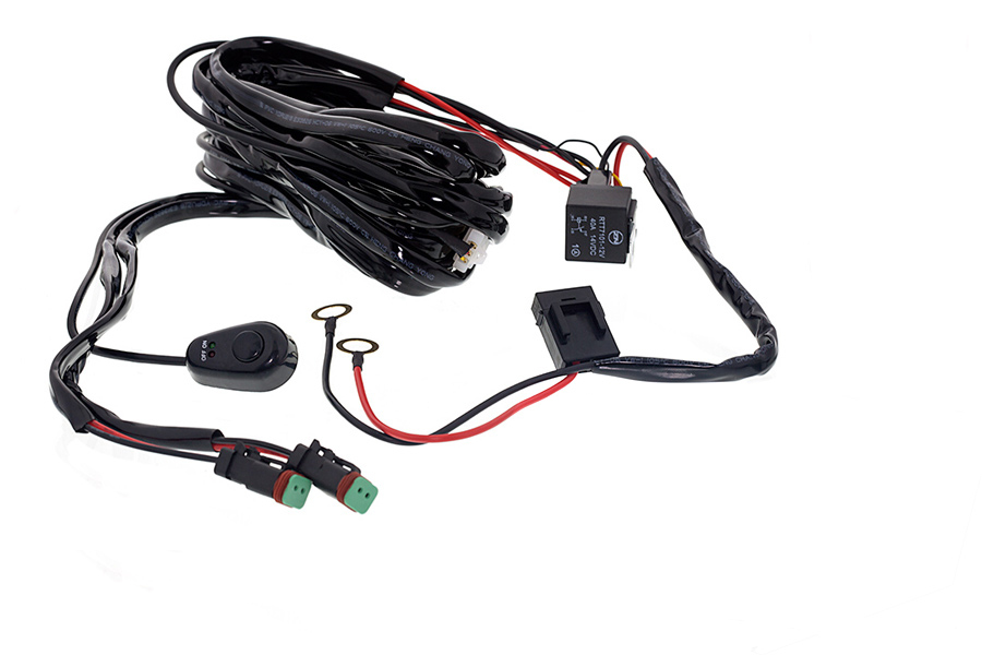 Universal Wiring Harness & Switch Kit for LED Work Light Driving Light