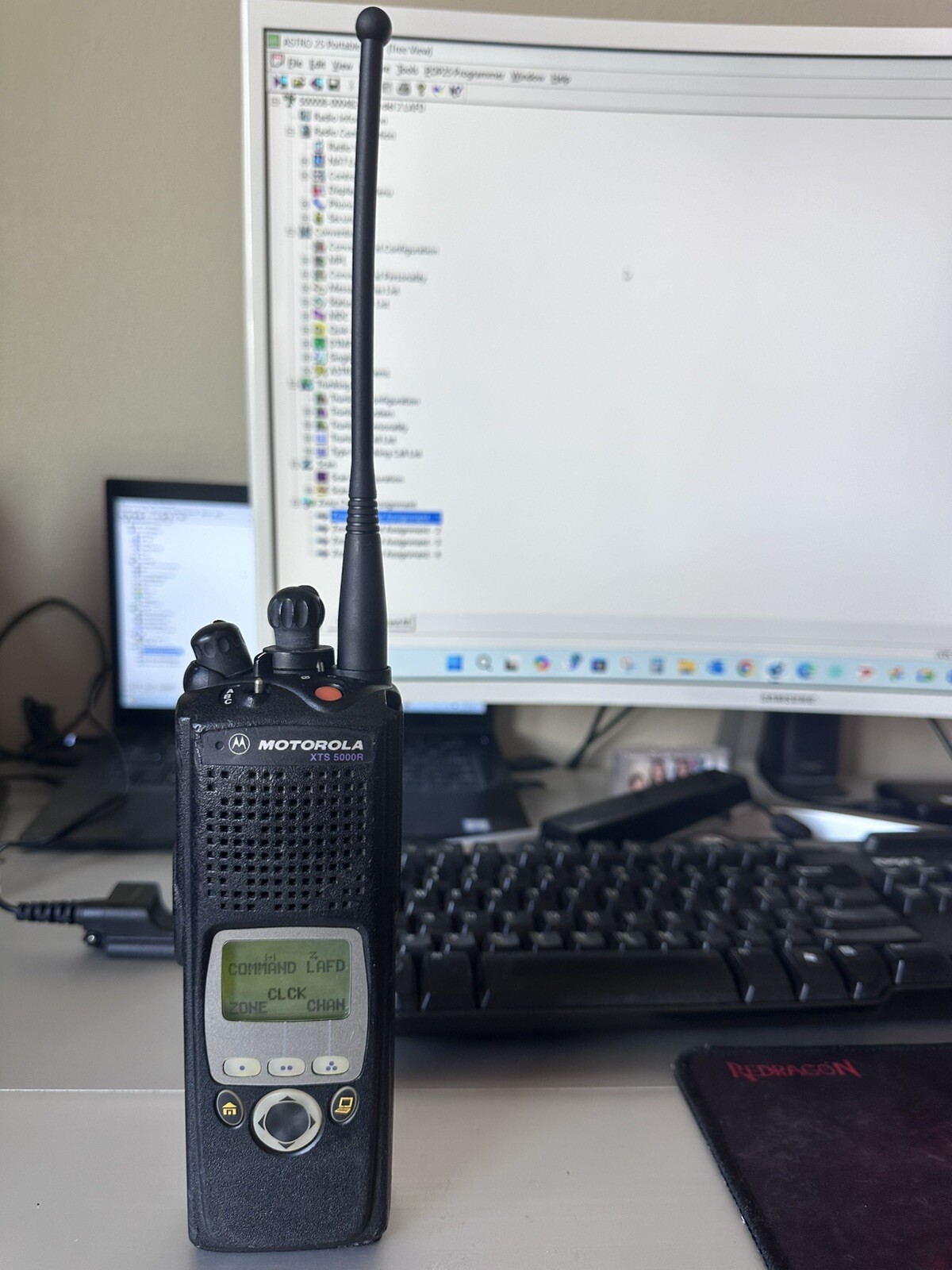 MOTOROLA XTS 5000 M2. LAFD. 700/800 / 500008-000482-8 SCANNER ONLY.