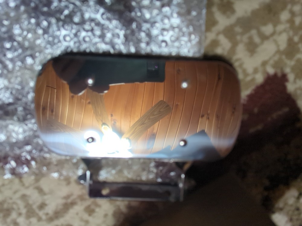 716858-1 Rectangular Convex Mirror Short Arm Right Passenger Peterbilt
