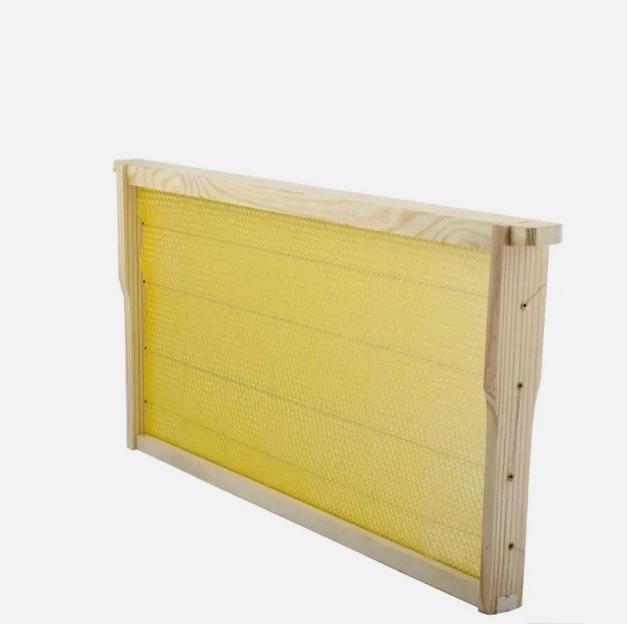 20PCS Bee Wax Foundation Hive Frames Foundation Deep Comb Bee Hive With Wire