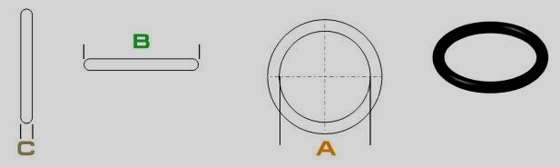 Plastic Polyacetal Ring - 1", 25mm Diameter