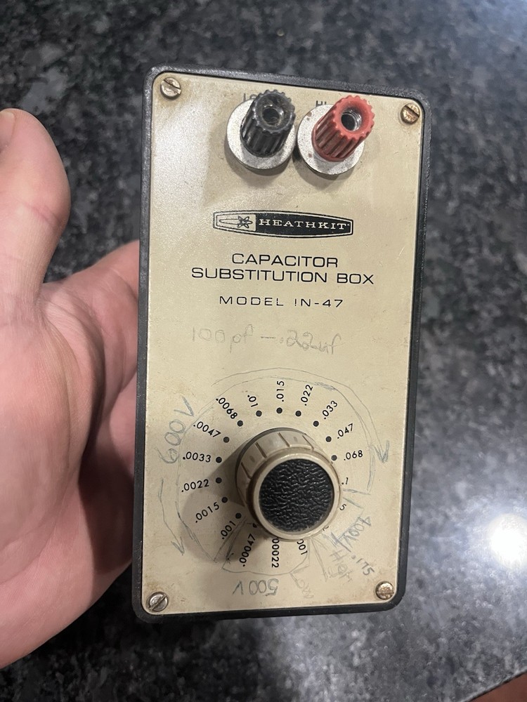 Heathkit Capacitor Substitution Box Model IN-47