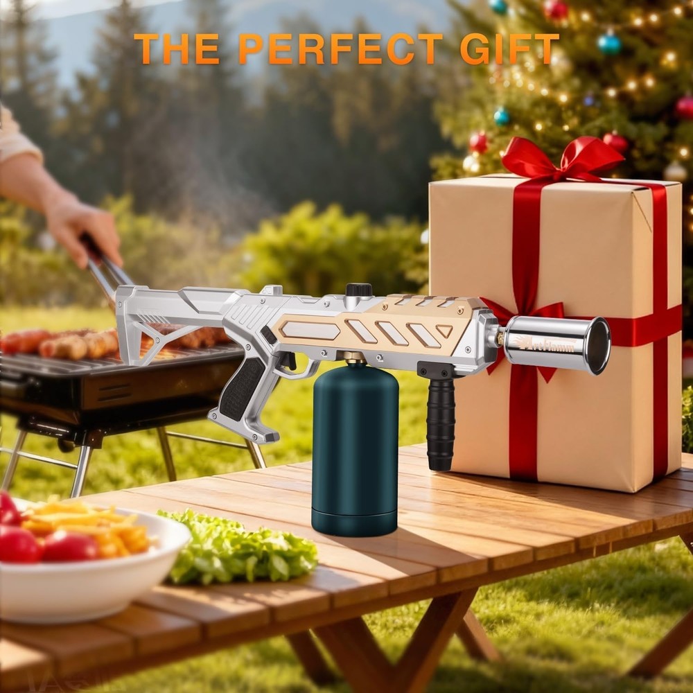 Adjustable Flame Propane Cooking Torch - Ideal for Searing Steak & Caramelizing