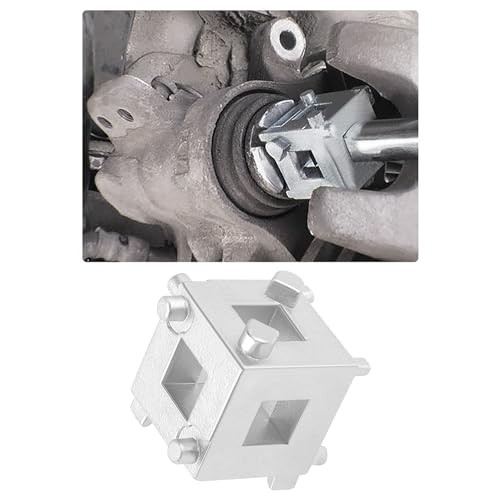 Car Cube Brake Caliper Compression Tool,Durable Steel Brake Caliper Tool Fits