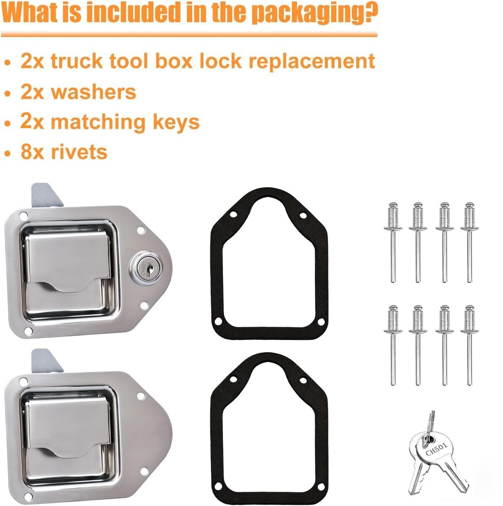 Newace 2 Pack (1 With lock+1 Without lock), 2 Non lock)