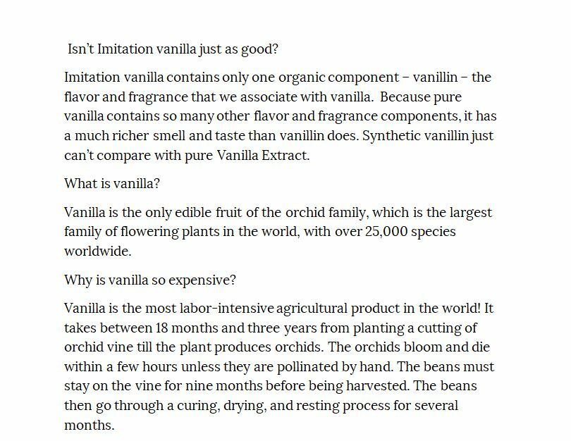 Madagascar Bourbon Pure Vanilla Extract
