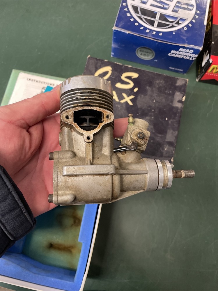 OS MAX 90 90F SR 2-CYCLE R/C MODEL AIRPLANE ENGINE Untested