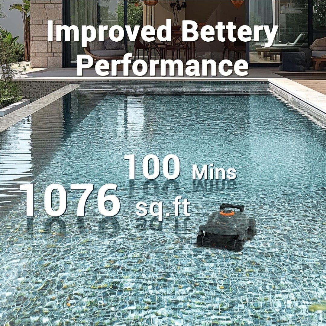 (SEALED) Gosvor Pivot Cordless Robotic Pool Vacuum