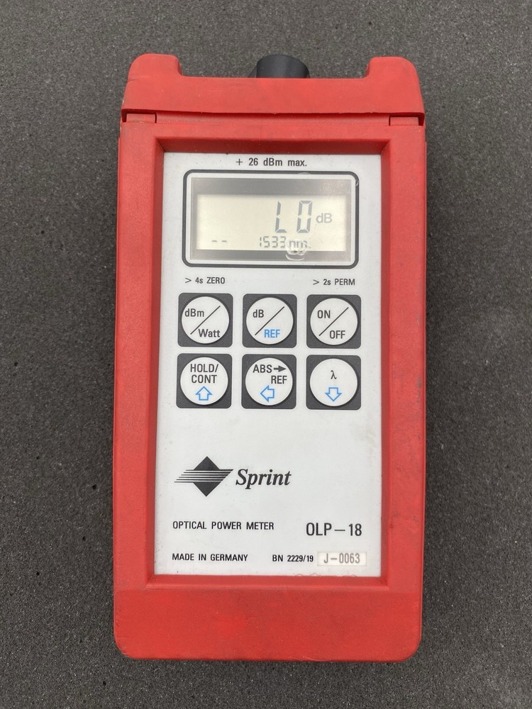 SPRINT OLP-18 OPTICAL POWER METER