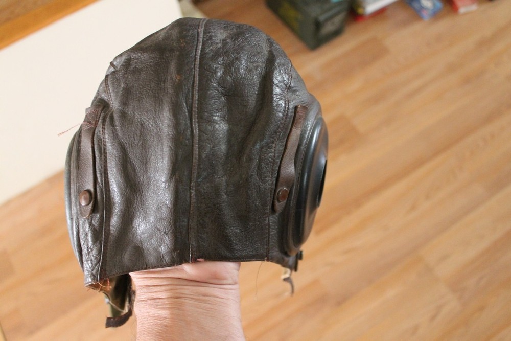 WW2 USAAF Flight Helmet Type A-11 Large US Army Air Force