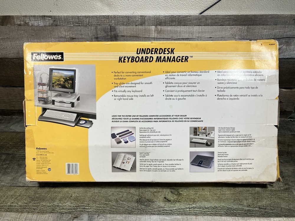 Fellowes Fully Adjustable Keyboard Manager